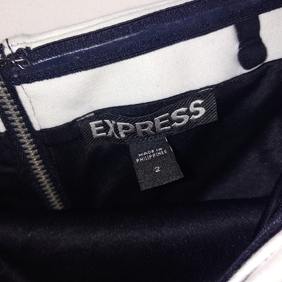 Express striped pencil strapless - Picture 7 of 7